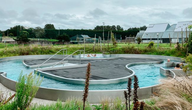 Le spa de la piscine de Granville