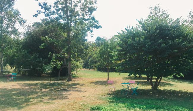 Jardin de la chambre d'hôtes La Maison du Saussoy