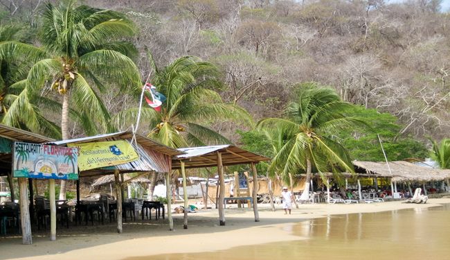 Plage sauvage Mexique