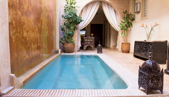 Riad avec piscine et hammam au coeur de la médina à Marrakech
