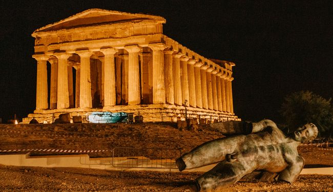 La vallée des temples à Agrigente