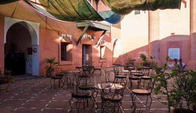 Terrasse agréable à Marrakech