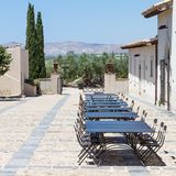 jardin d'une belle maison d'hôte en sicile