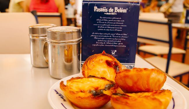 Pastéis de nata chez Pastéis de Belém à Lisbonne