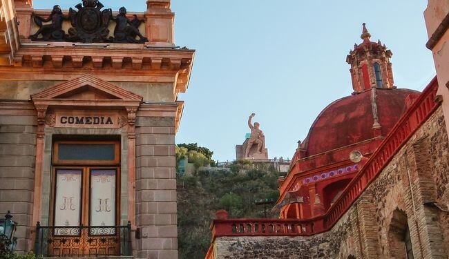 Le monument du Pípila à Guanajuato