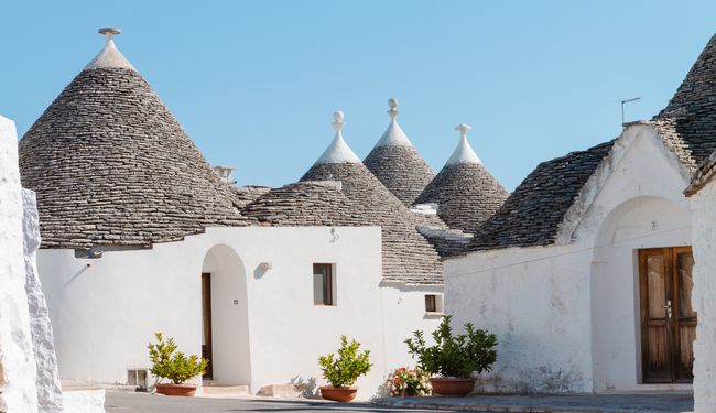 Quartier de trulli à Alberobello
