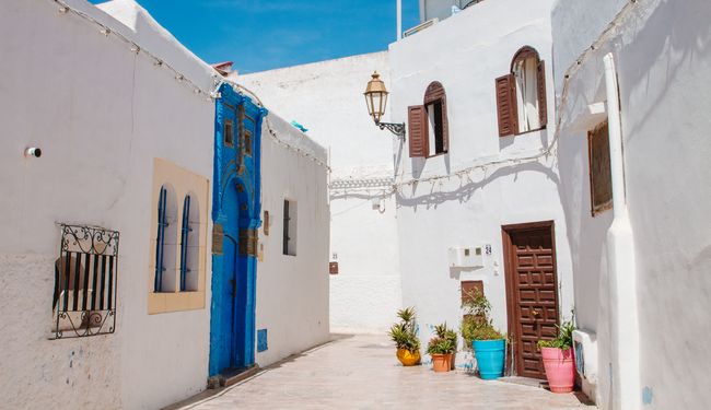 Ruelle de la Kasbah des Oudayas à Rabat