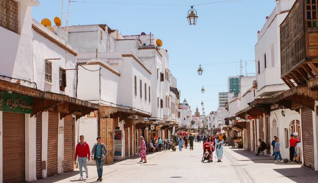 La médina de Rabat au Maroc
