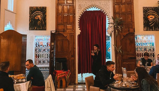 Le restaurant Dar Zaki à Rabat