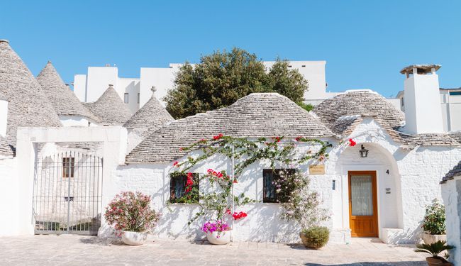 Les Trulli du quartier Aia Piccola à Alberobello