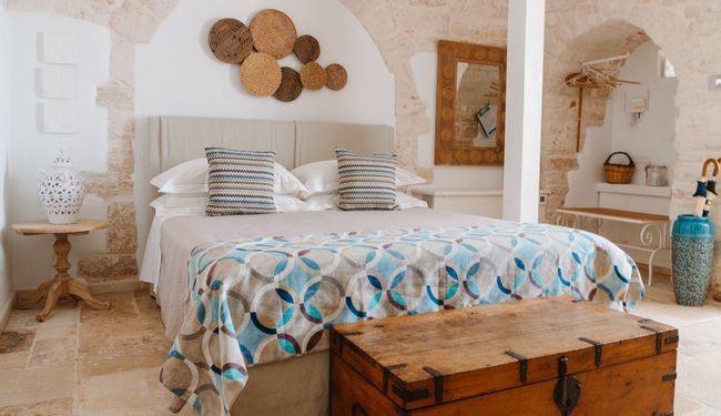 Chambre du trullo Chiancole à Alberobello